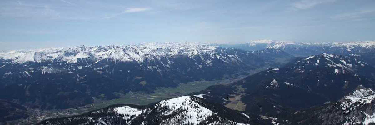 Flugwegposition um 10:58:19: Aufgenommen in der Nähe von Gemeinde Kalwang, 8775, Österreich in 1919 Meter